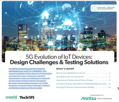 5G Evolution of IoT Devices: Design Challenges & Testing Solutions